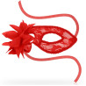 OHMAMA Masque OHMAMA Dentelle et Fleur Rouge